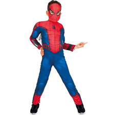 Costume De Carnaval Spiderman Deluxe Taille 5-6 Ans