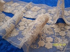 Dentelle ancienne en tulle