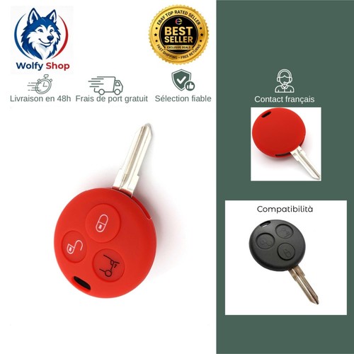 Coque clé silicone smart - coque, de