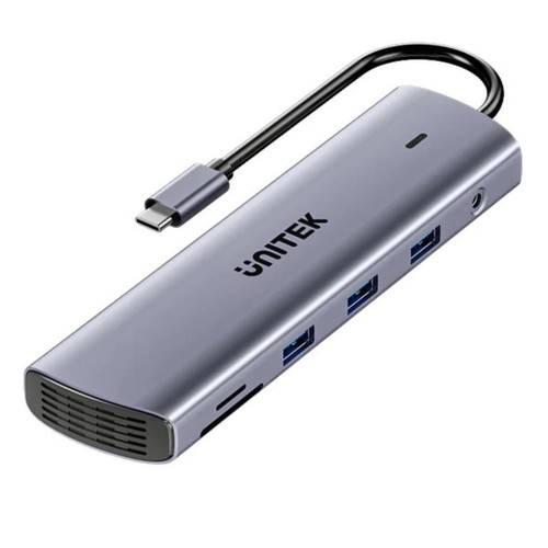 Hub usb d1113bgy01 unitek - usb, 3.0