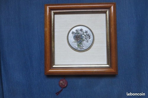 Cadre fleuri étain du - fleuri,