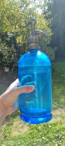 Grand siphon eau - eau, bleu