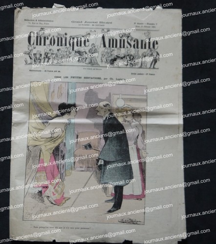 1894 journal ancien - journal, "