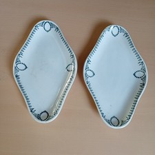 Lot 2 Ravier ramequin saint-amand Amandines French ceramics 