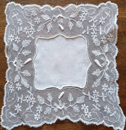 Napperon ancien tulle - napperon,
