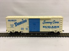 Train Miniatures HO Model RR Freight Box Car Franklin Domino Sugars ASRX 600