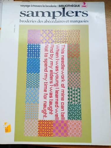 Broderie point croix - de,