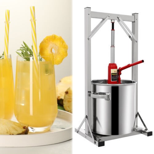 8gal fruit wine - fruit, press
