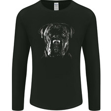 Cane Corso Head Shot Dog Mens Long Sleeve T-Shirt