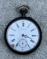 Antique Longines Pocket Watch in .800 Silver Case 1900 Grand Prix Paris