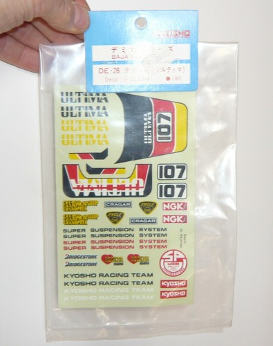 Kyosho baja bugs decal ultima - kyosho,