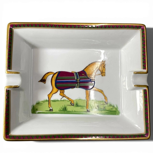 Cendrier hermes porcelaine - hermes,