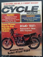 MOTOR CYCLE WORLD MAR 77 Jethro Tull's Ian Anderson's Dirt Bikes Kaw KZ650 