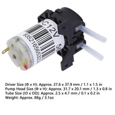Right Angle Self Priming Pump Peristaltic Pump With Silicone Tube For