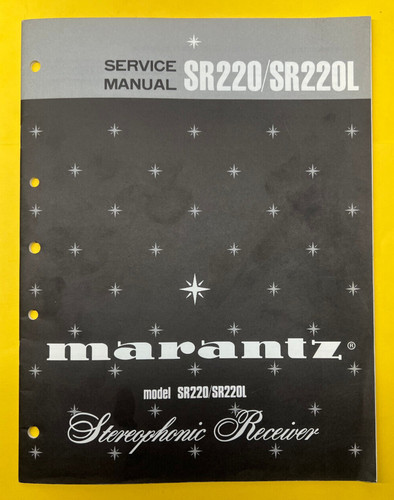 Marantz sr220 original service - marantz,