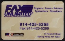 Fax Illimité (New York) Dealers En Copieurs Fax Imprimantes Preuve Téléphone
