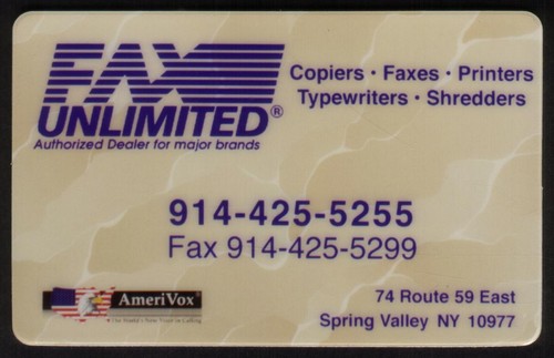 Fax illimité - illimité, (new