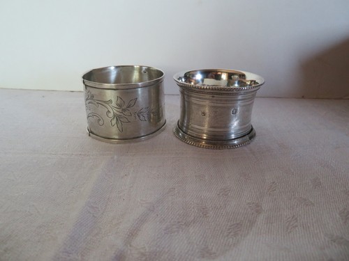 Anciens rond serviette en - 2,