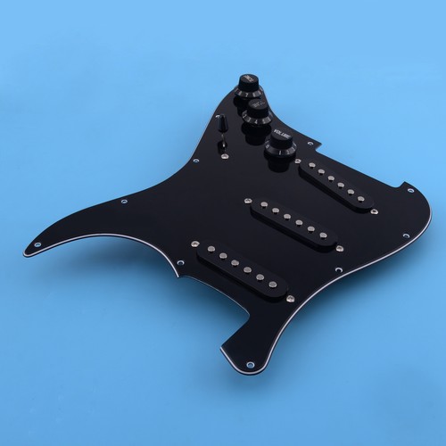 Black electric guitar loaded - electric,