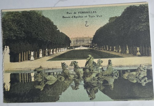 Cpa parc versailles - parc, bassin