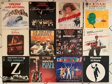 LOT 12 DISQUES 33T - LP SPECIAL MUSIQUE DE FILM - MOVIE SOUNDTRACK FRANCE