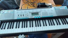 Casio LK-220 61-Key Lighted Electric Piano Keyboard 400 Tones With AC/DC Adapter