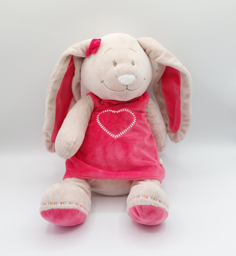 Doudou peluche lapin beige - doudou,