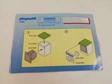 nice notice, plan 4288 playmobil (catalog stickers)