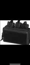 pochette ventrale tactique noire molle