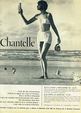 Advertising 0925 1961 Chantelle sheath ampligorge under clothing