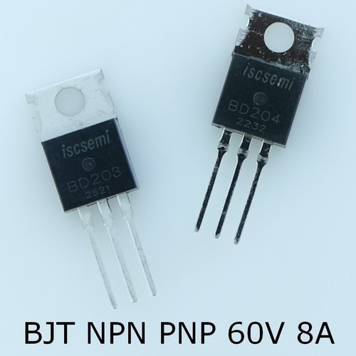 Bd203 bd204 transistor 60v - transistor, 8a