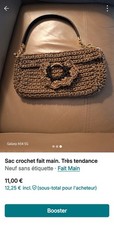 Sac Fait Main Crochet