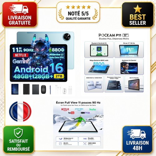 Tablette tactile pouces - tablette, 11