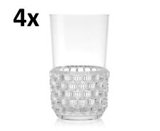 KARTELL JELLIES FAMILY LONG DRINK GLASS 1491 POLYCARBONATE PLASTIC SET OF 4