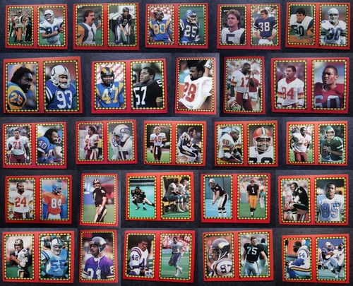 1988 topps stickers football - stickers,