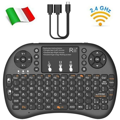 Rii mini wireless cavo - +,