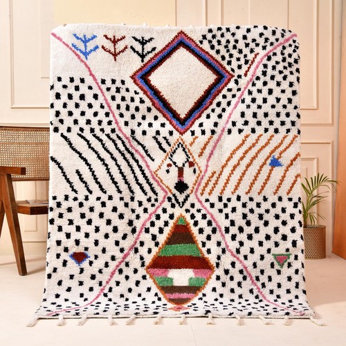 Tapis berbère marocain beni - tapis,