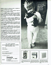 advertising Advertising 1222 1967 Francia heating automatic fuel oil gas