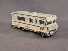 Vintage 1976 Tomica Winnebago Chieftain Motor Home White Red F1 Diecast 1:97