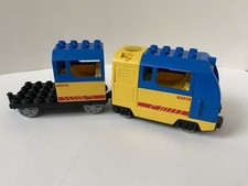 LEGO DUPLO 5608 Motorized Train + Partial Passenger Carriage Cab TESTED WORKS