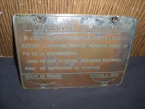 Plaque tole epoque - plaque,