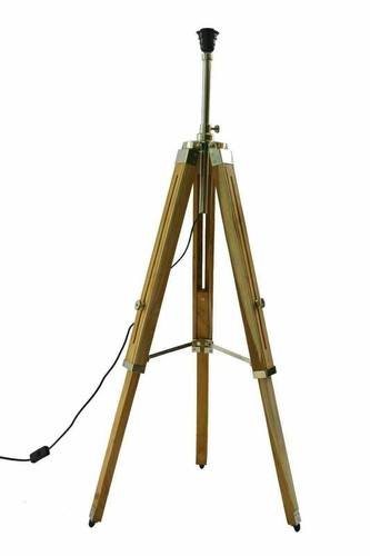 Lampadaire nautique bois - en,