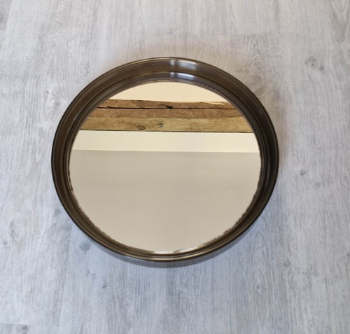 Miroir rond vintage gilac - miroir,