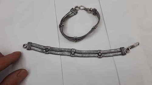 Bracelet bain argent indien - le,