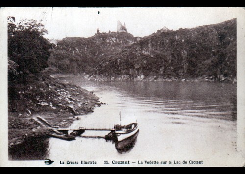 Crozant bateau vedette - (23), bateau-vedette