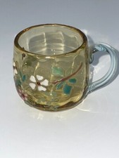 1 ANCIEN PETITS VERRE A LIQUEUR  EMAILLÉS