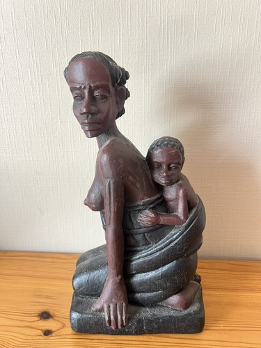 Sculpture statue africaine - , en