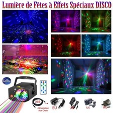 Projecteur Disco DJ Boule Discothèque Lumière de Scène Effets Spéciaux Lumineux