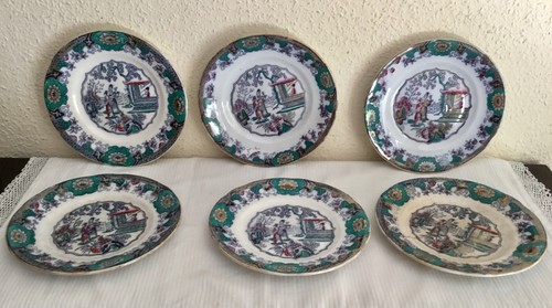 Assiettes boch frères - 6,