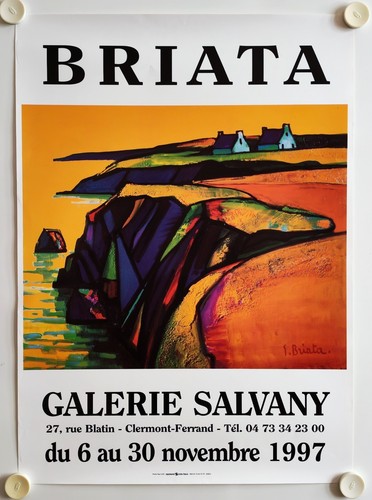 Affiche briata 1997 exposition - affiche,